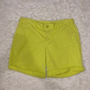 Gap khaki roll up shorts